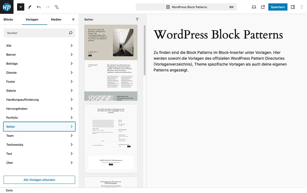 WordPress Block Patterns